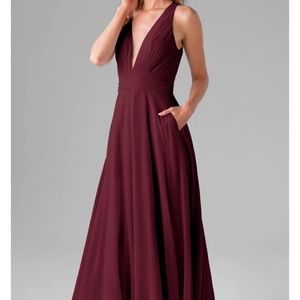 Kennedy Blue Hope dress in bordeaux (size 4)
